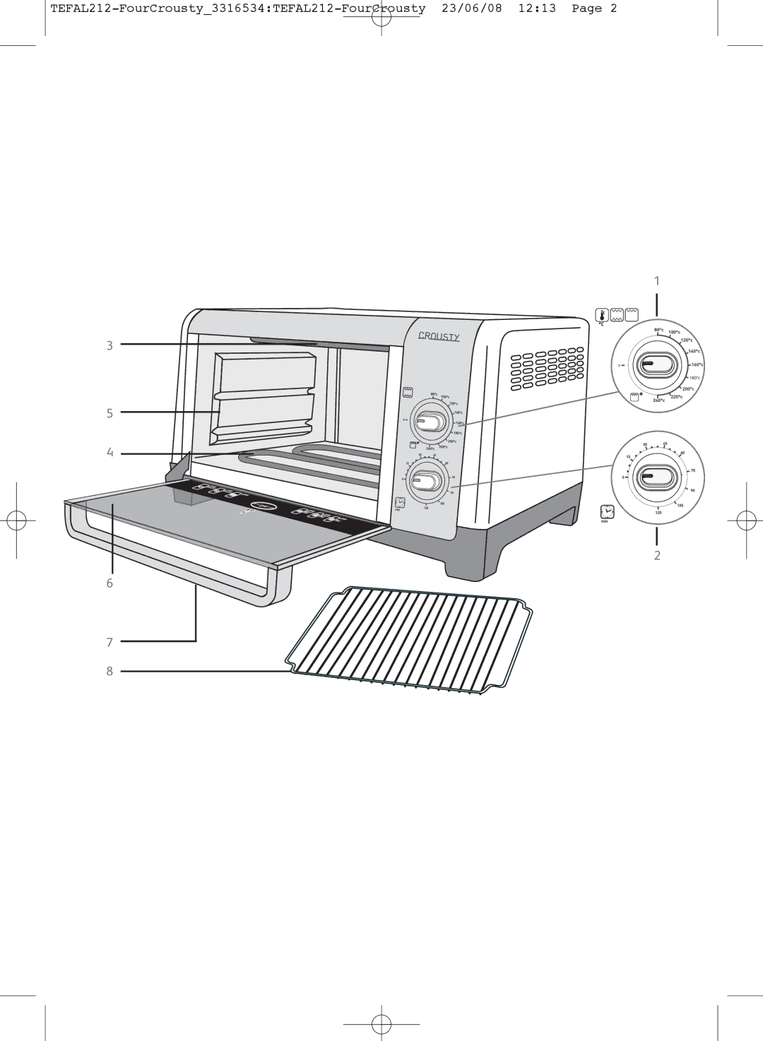 Tefal OV326072, OV326071 manual 