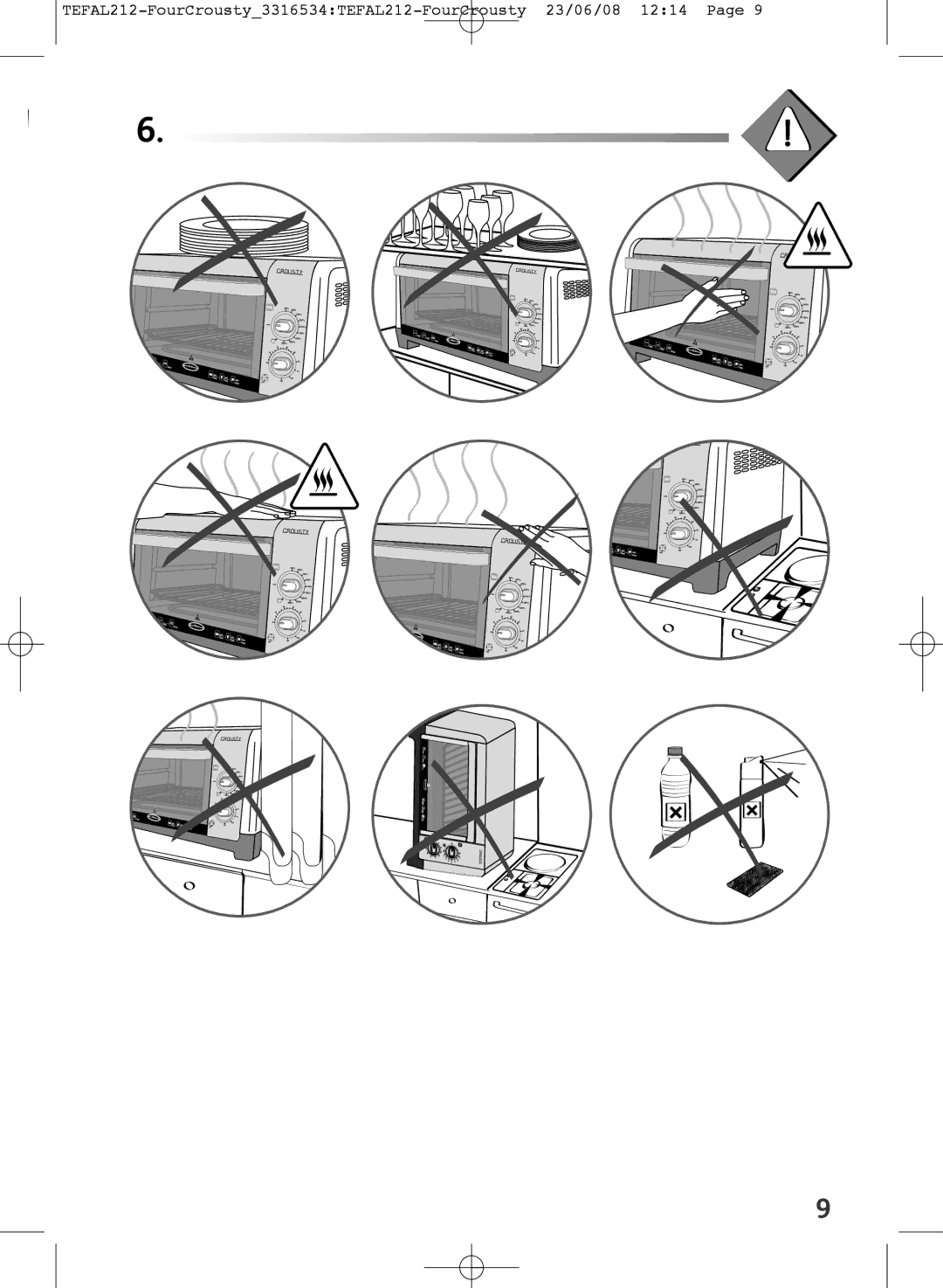 Tefal OV326071, OV326072 manual 