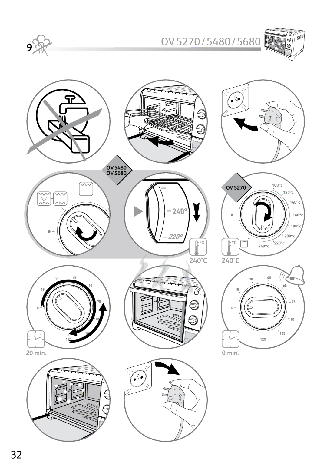 Tefal OV527070, OV527031 manual OV 5270 / 5480 