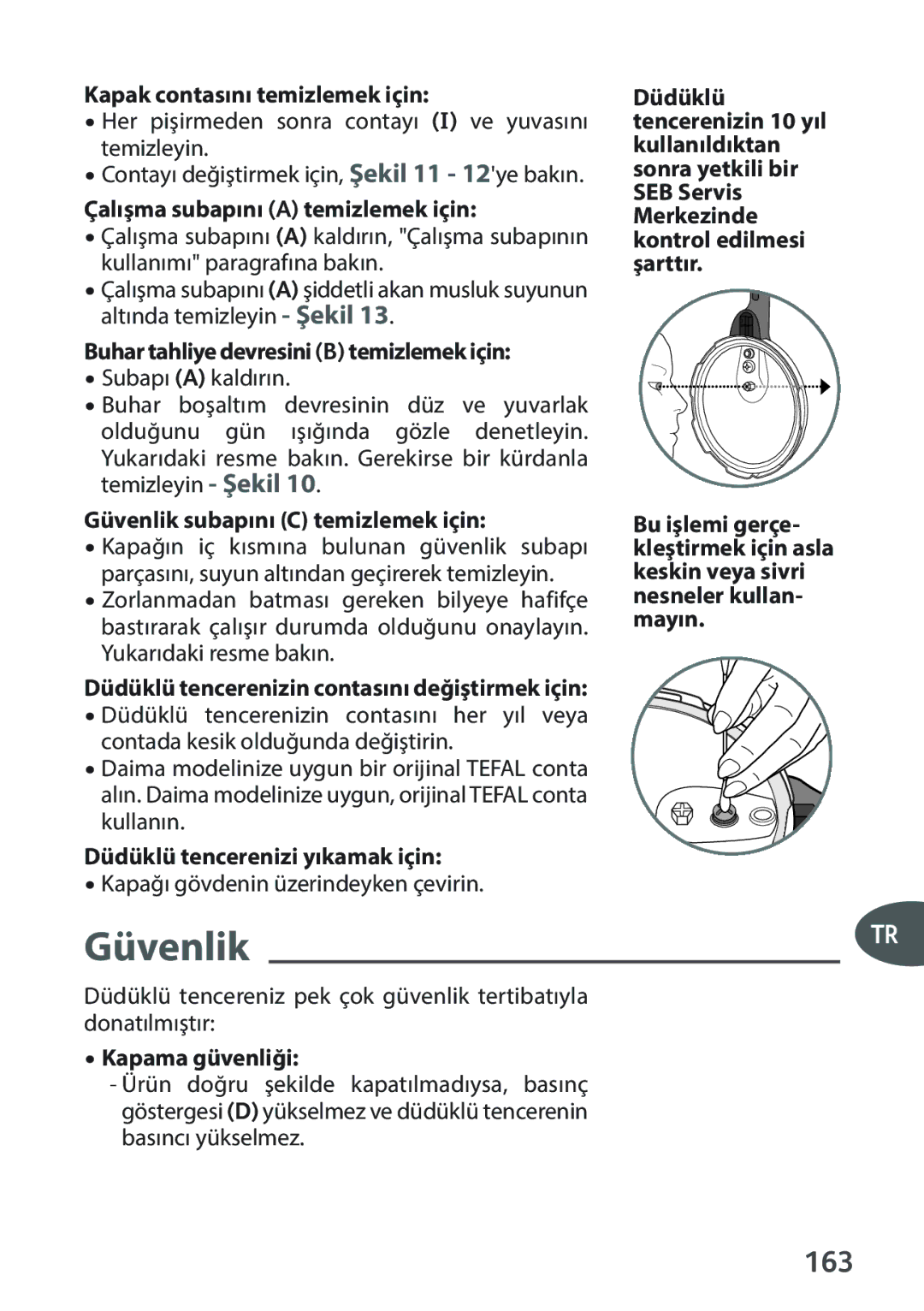 Tefal P2634631 manual 163 