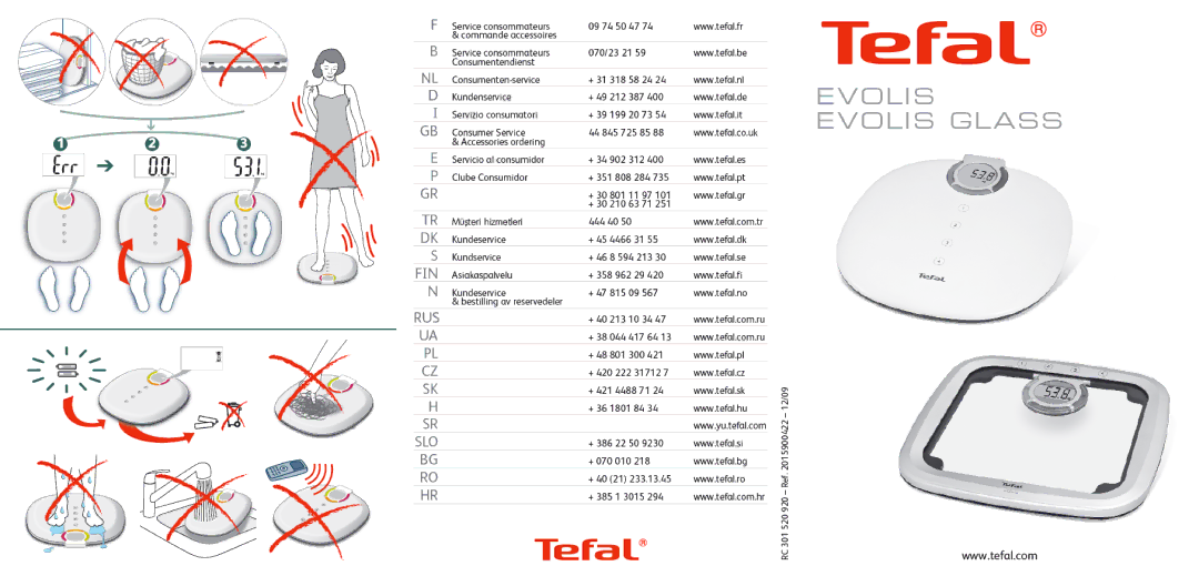 Tefal PP4000A9, PP4000A2, PP4000B1 manual 