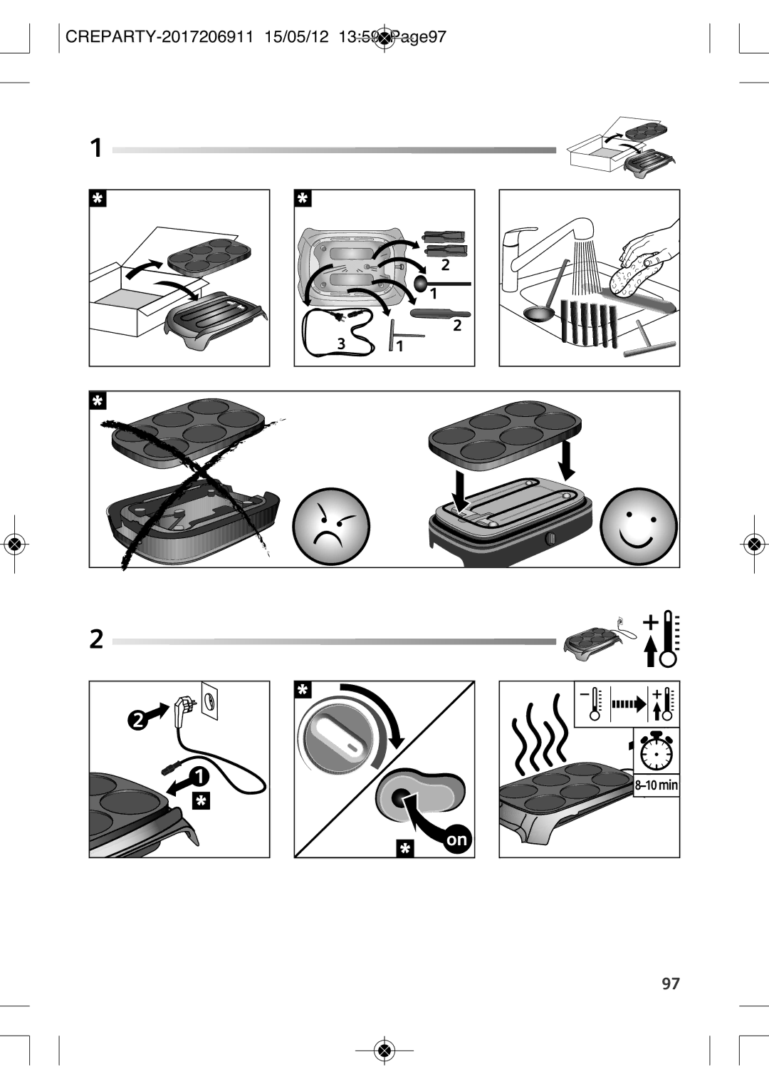 Tefal PY556816, PY556812 manual CREPARTY-2017206911 15/05/12 1359 PAGE97 