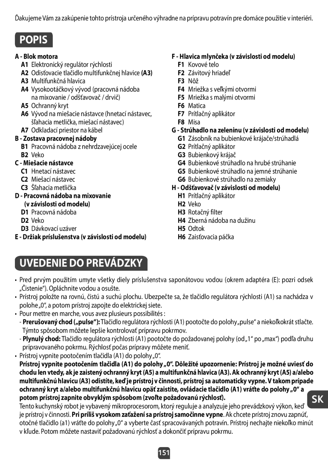 Tefal QB404D38 Blok motora Elektronický regulátor rýchlosti, Multifunkčná hlavica, Na mixovanie / odšťavovač / drvič, Veko 