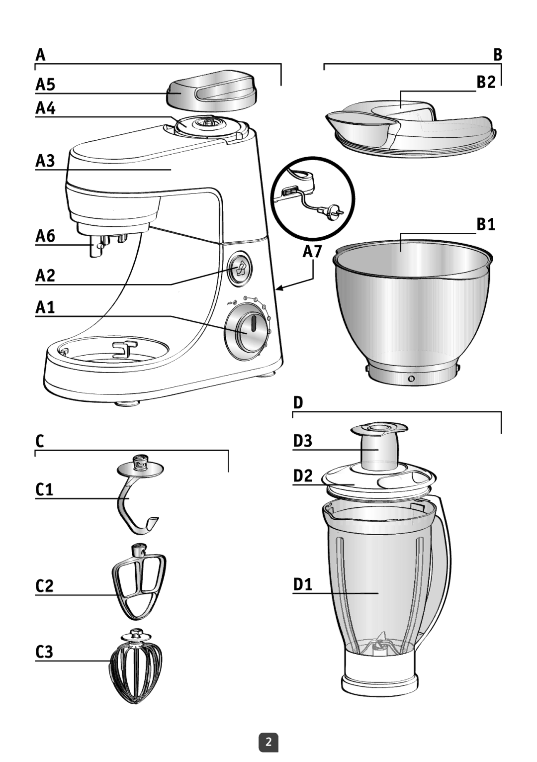 Tefal QB404D38 manual 