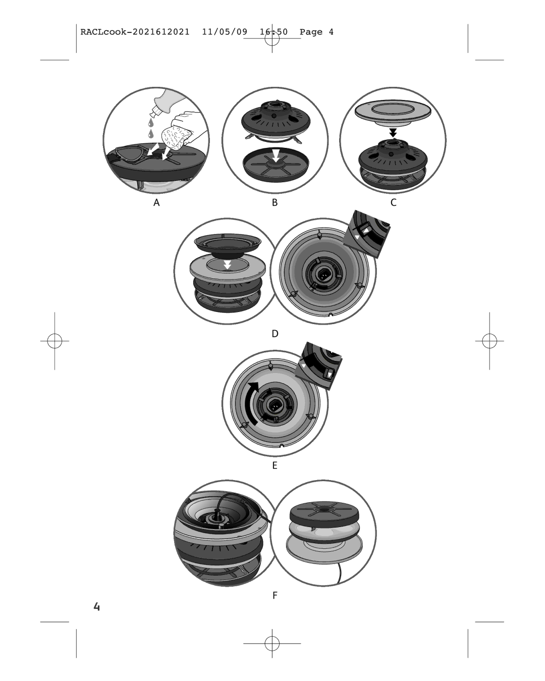 Tefal RE591012 manual Abc 