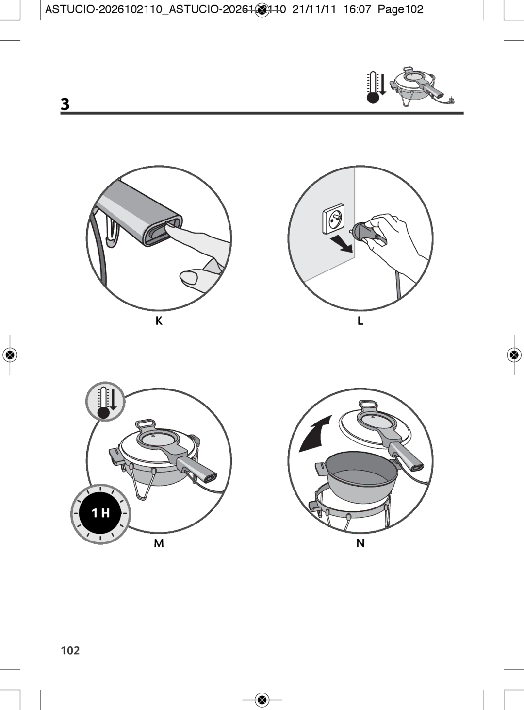 Tefal SK500028 manual ASTUCIO-2026102110ASTUCIO-2026102110 21/11/11 1607 Page102 