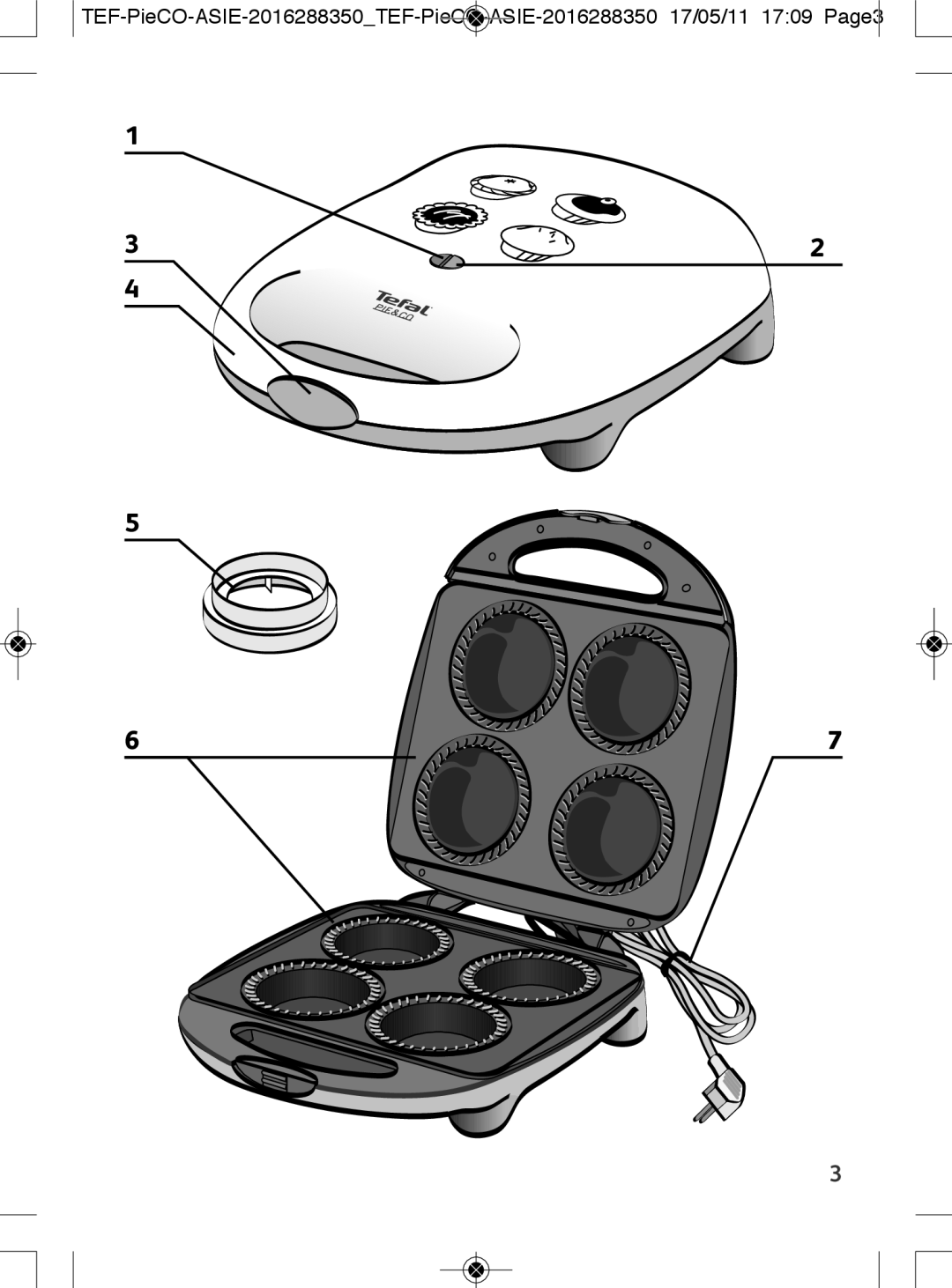 Tefal SM222554 manual 