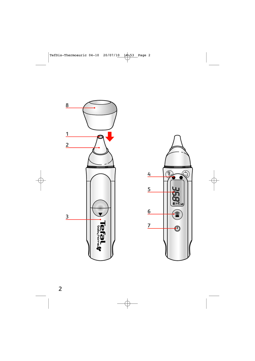 Tefal TD1400K0 manual TefDis-Thermoauric 04-10 20/07/10 1453 