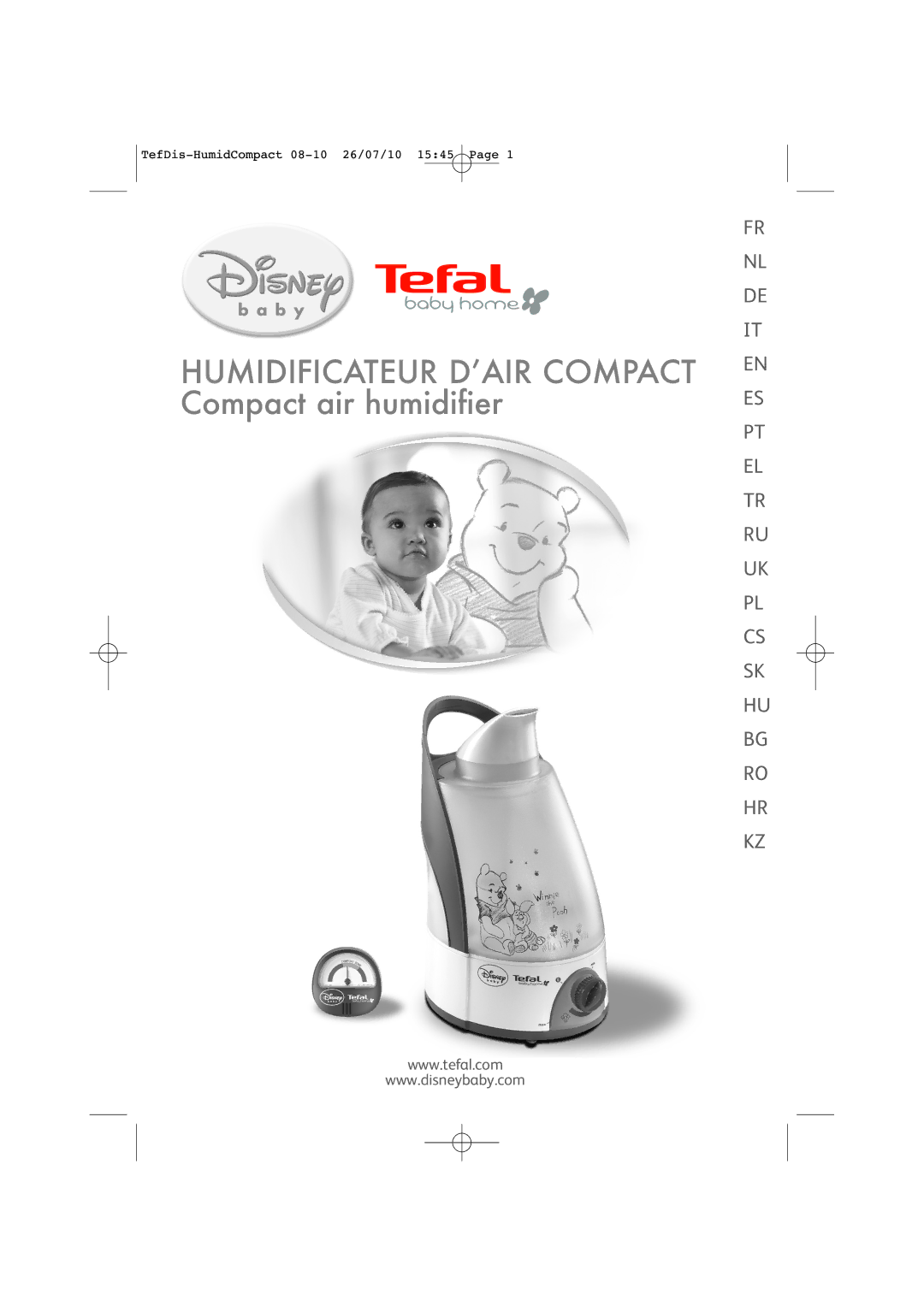 Tefal TD3000K0 manual Humidificateur D’AIR Compact Compact air humidifier 