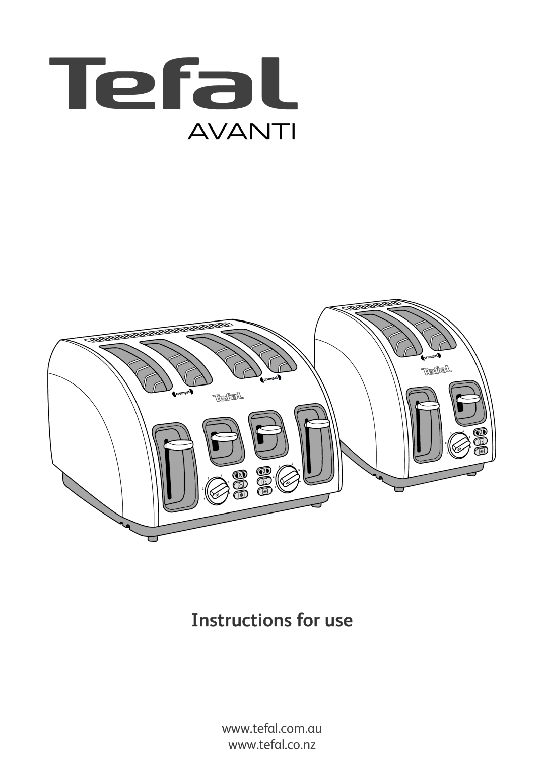 Tefal TF561EAU manual Avanti 