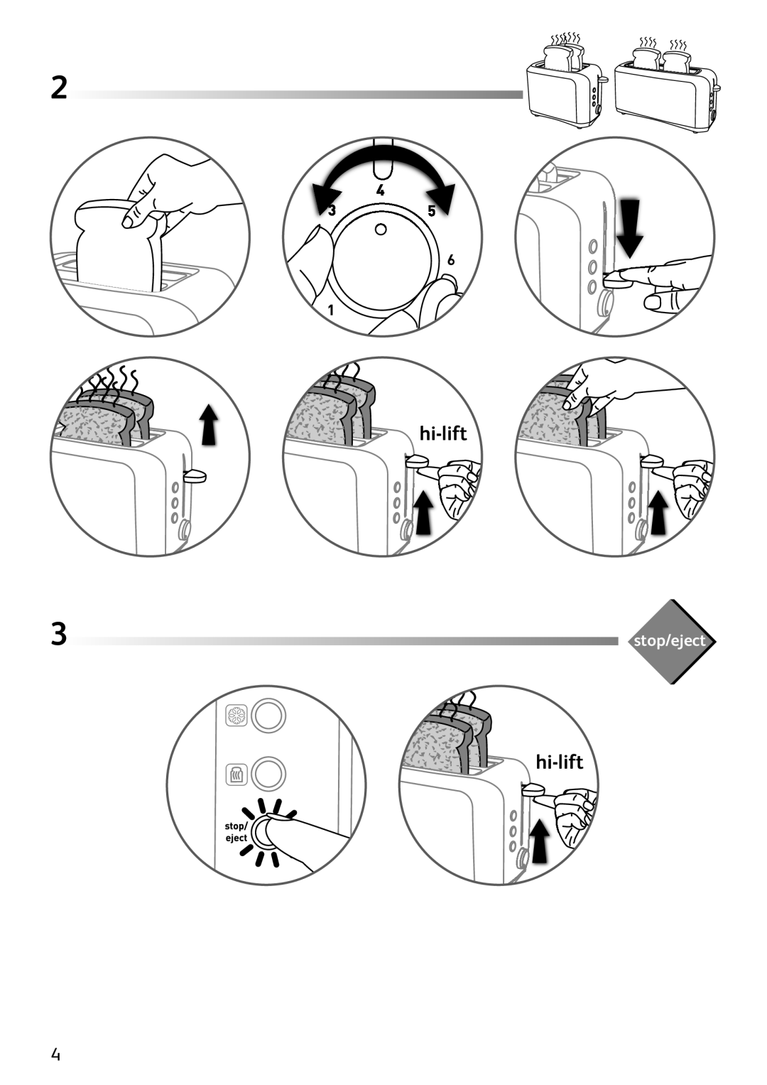 Tefal TL356130, TL356131, TL356102, TL356132, TL356101 manual Hi-lift 