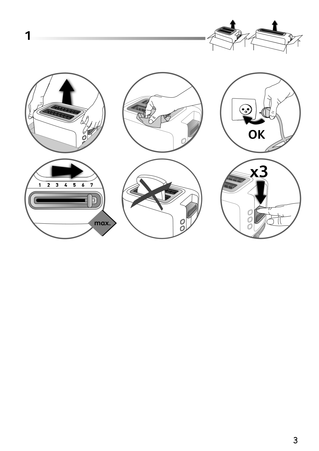 Tefal TL360130, TL3601CH manual Max 