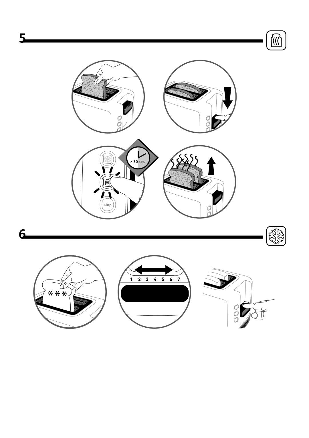 Tefal TL3601CH, TL360130 manual 30 sec 