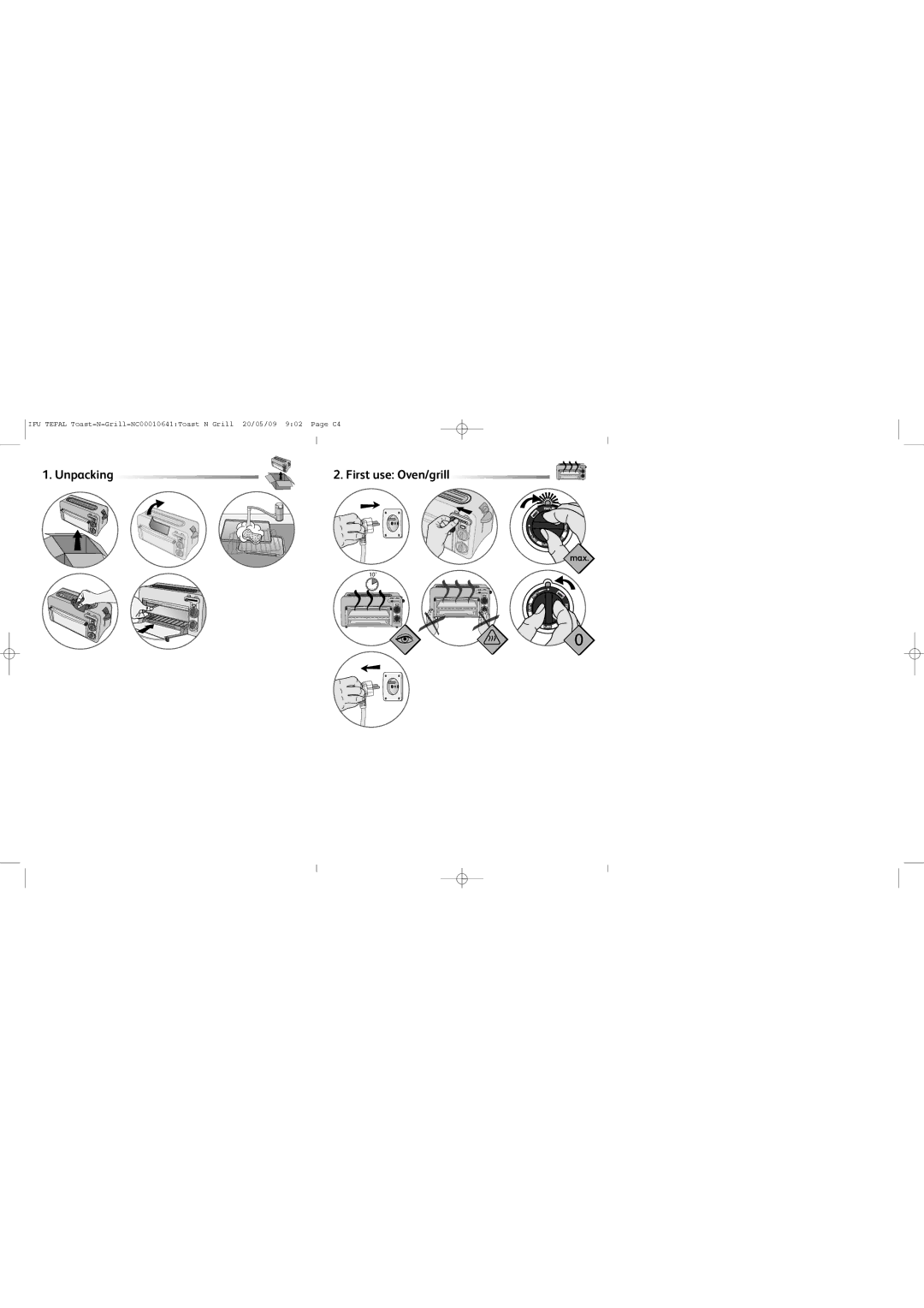 Tefal TL600015, TL600070, TL600030, TL600071 manual Unpacking 