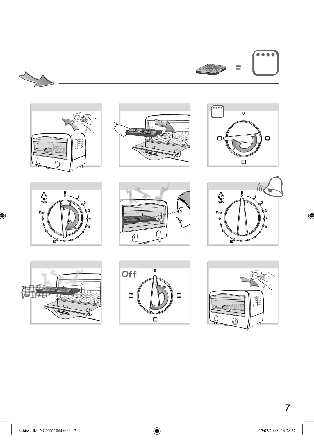 Tefal TO101153, TO101130, TO101152, TO101150, TO101173 manual Min 