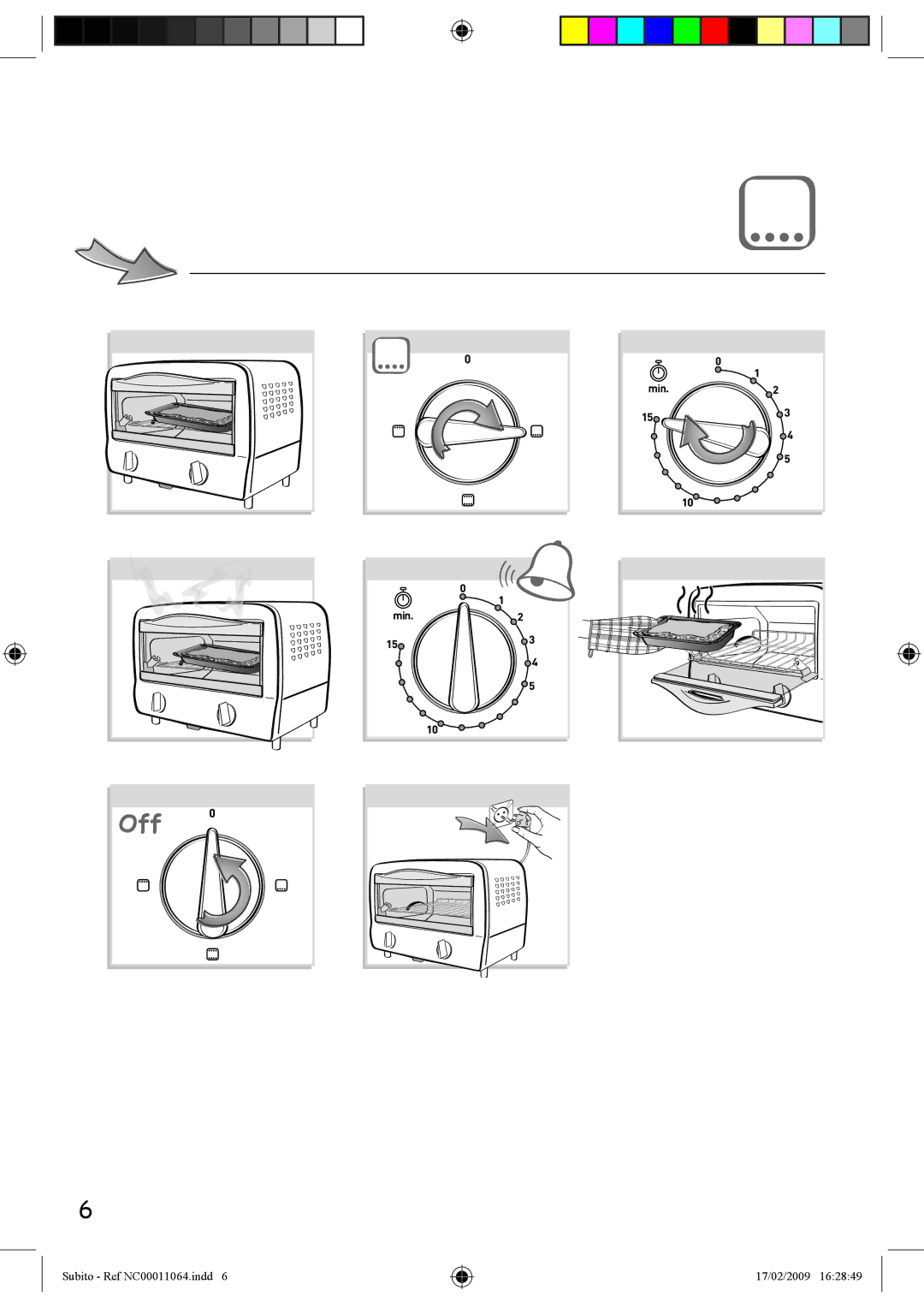 Tefal TO102170, TO102150, TO102171 manual Off 