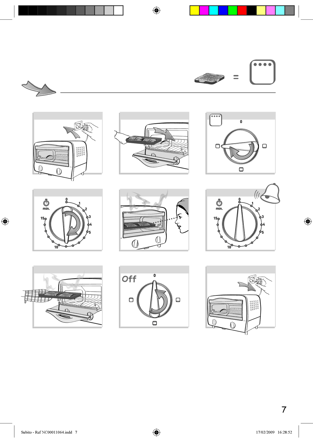 Tefal TO102150, TO102170, TO102171 manual Min 