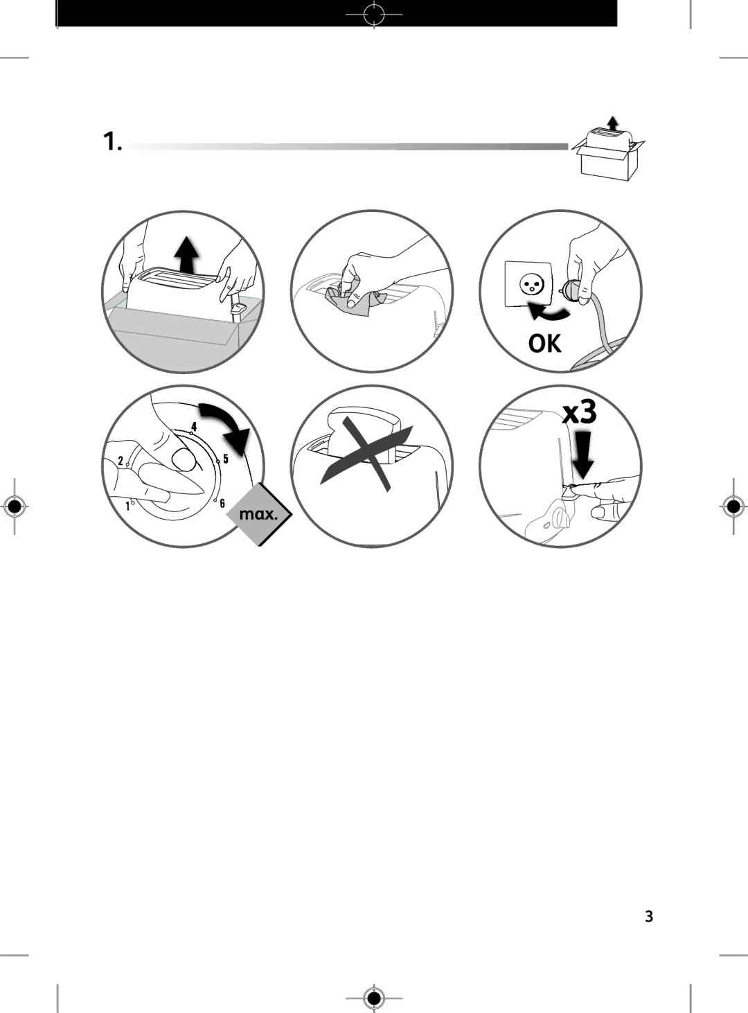 Tefal TT111071, TT111070 manual 