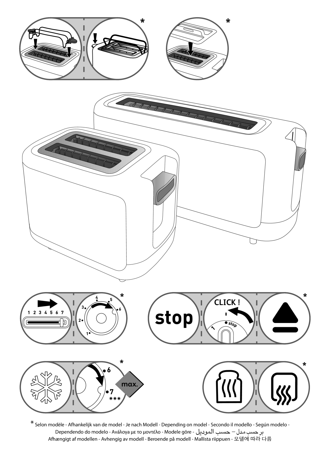 Tefal TT1618DE manual Click 