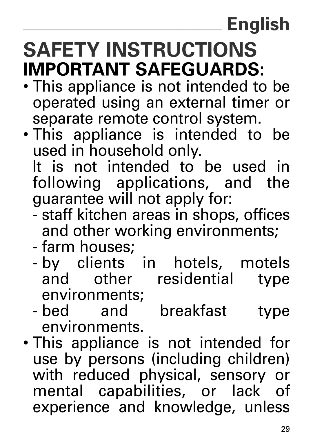 Tefal TT1618DE manual Safety Instructions, Important Safeguards 