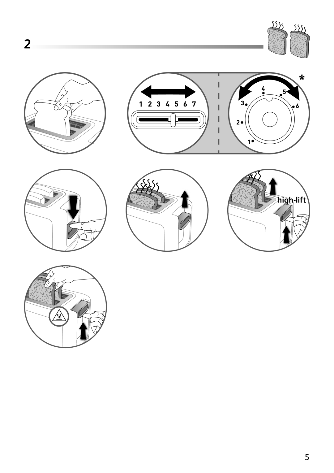 Tefal TT1618DE manual High-lift 