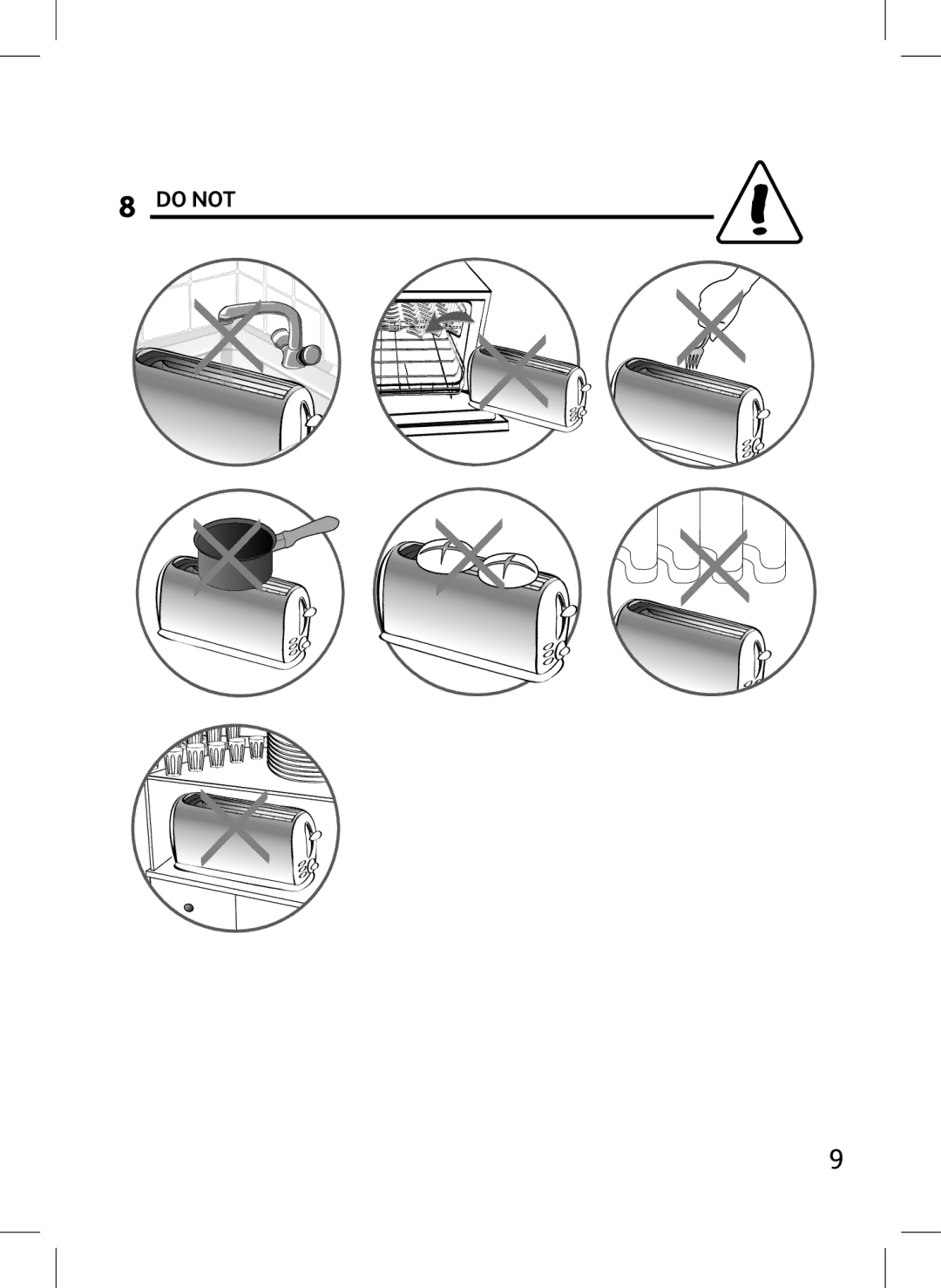 Tefal TT176233, TT176230, TT176231, TT176232, TT176270 manual Do not 