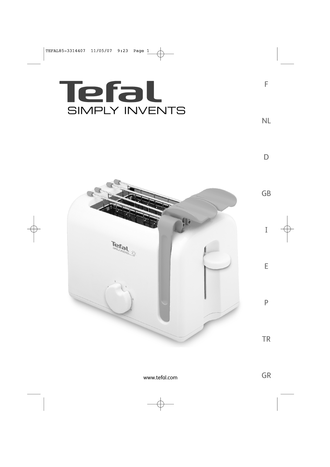 Tefal TT222030 manual Simply Invents 