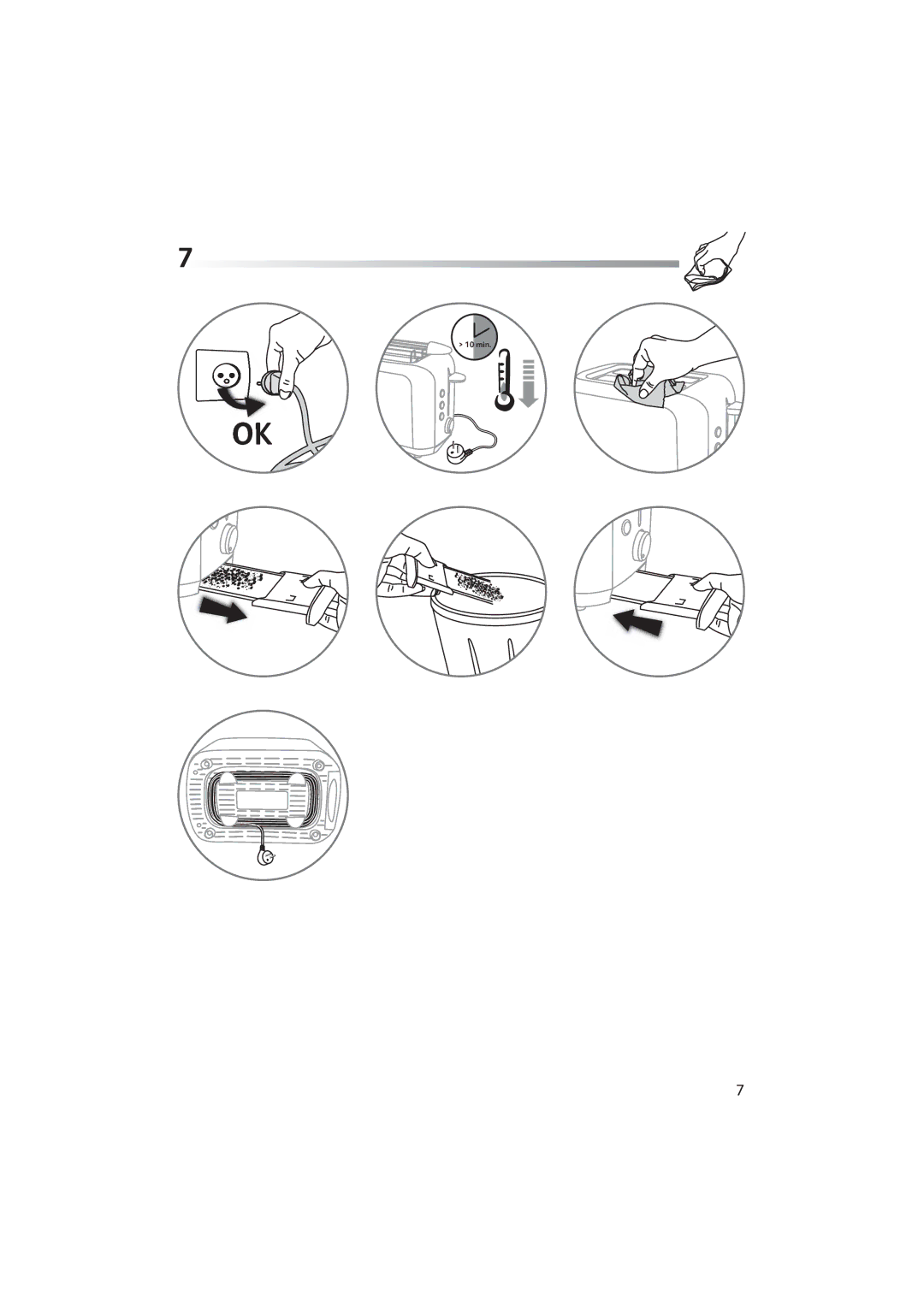 Tefal TT356530 manual 10 min 