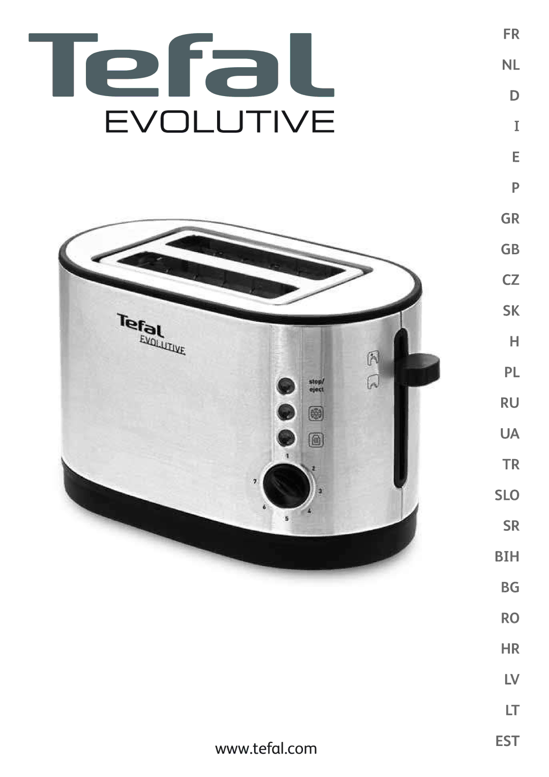 Tefal TT390130 manual Evolutive 