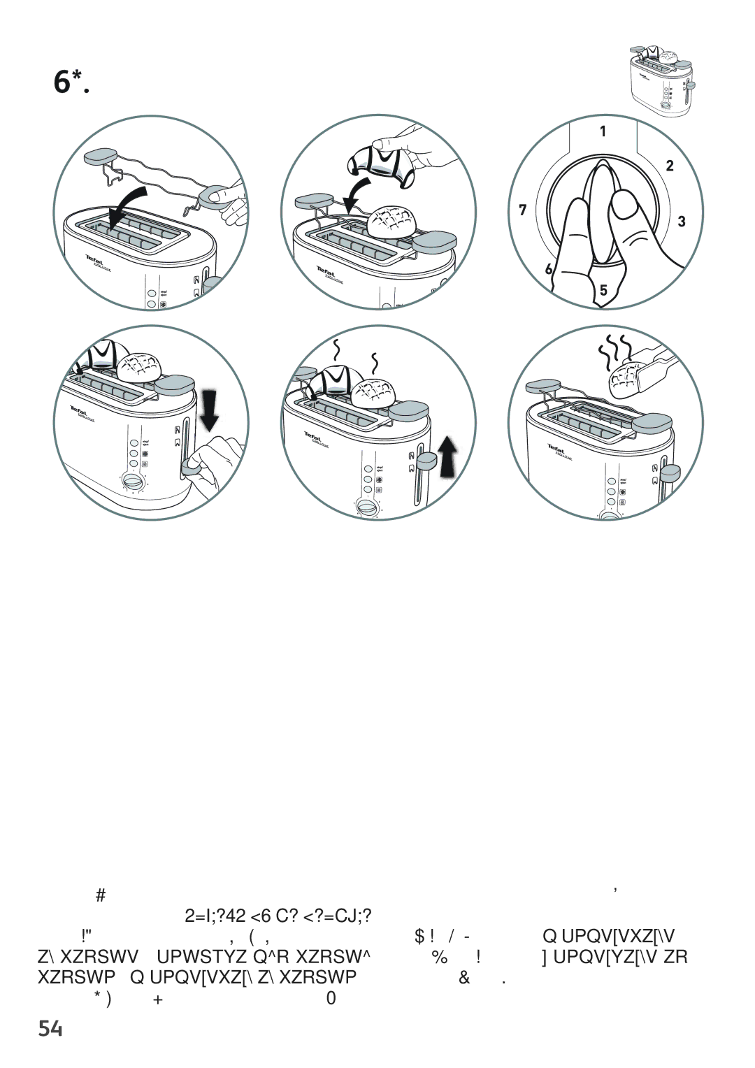 Tefal TT390130 manual 