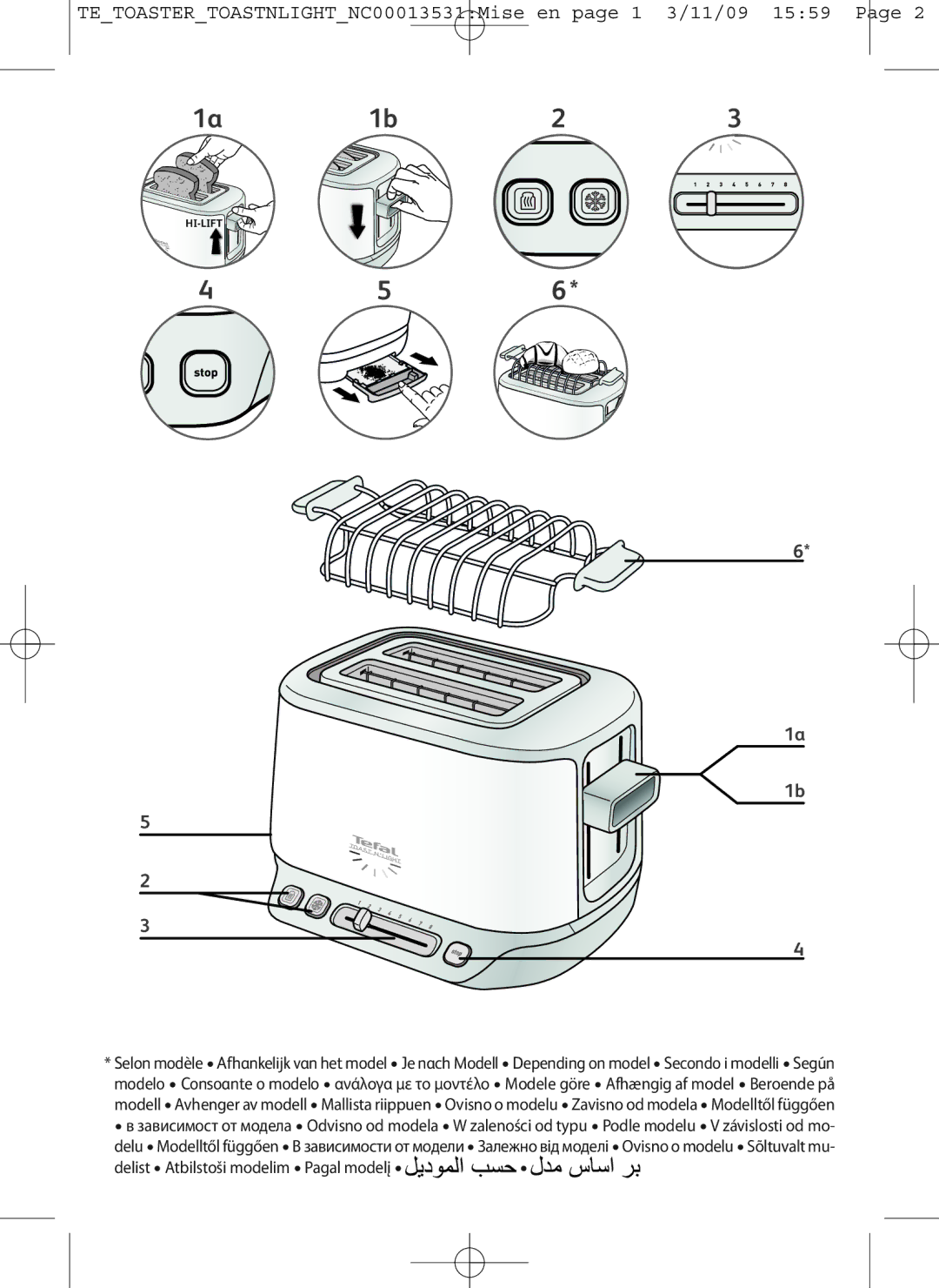 Tefal TT571030, TT571015, TT571070 manual 456 