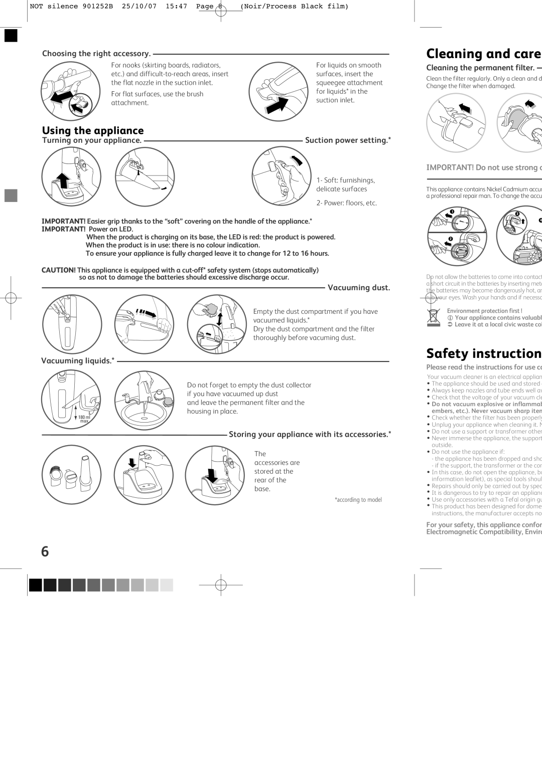 Tefal TW454141 manual Safety instruction 