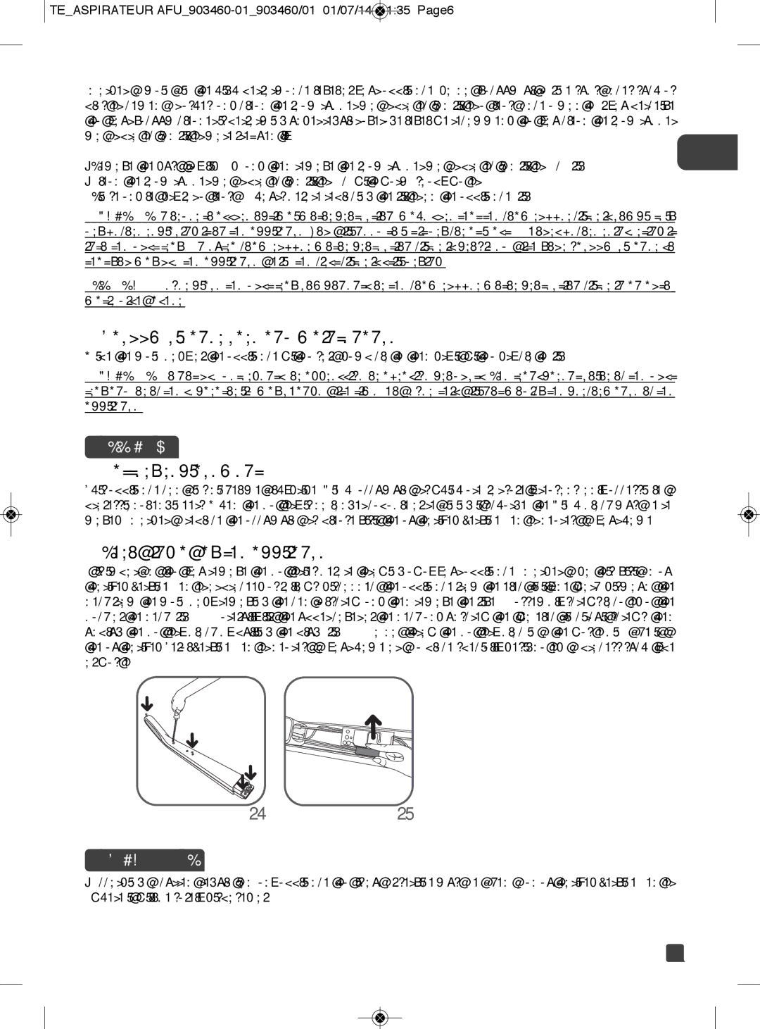 Tefal TY846384 manual Vacuum cleaner care and maintenance, Battery replacement, Throwing away the appliance, Batteries 