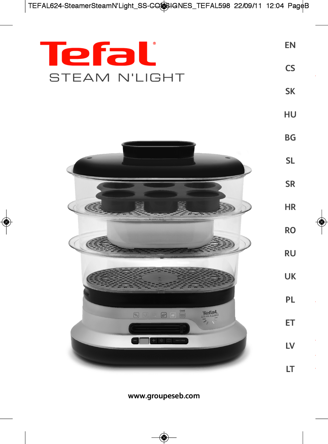 Tefal VC300831, VC300860, VC300810, VC300830, VC300865 manual Steam Nlight 