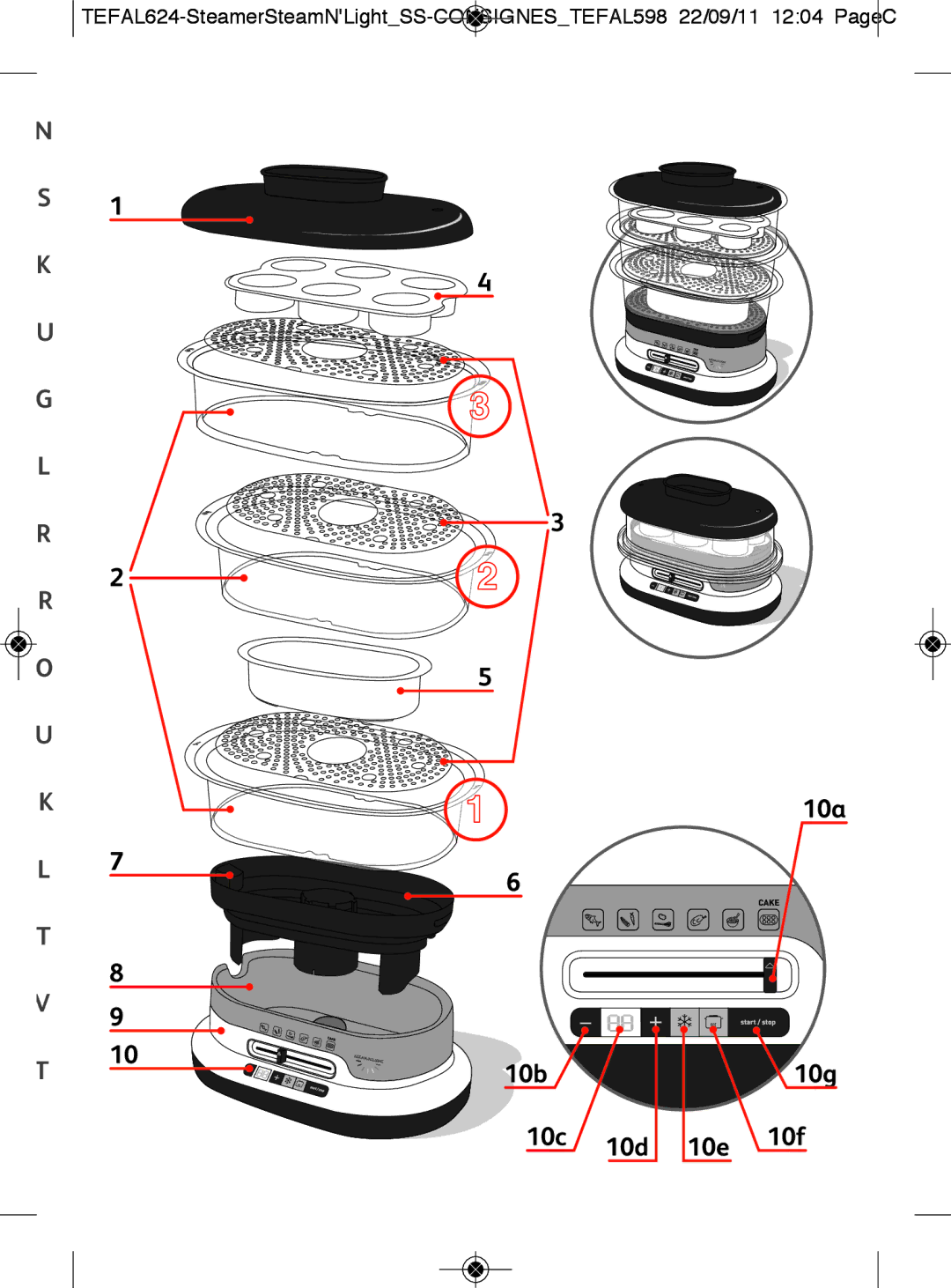 Tefal VC300830, VC300860, VC300810, VC300831, VC300865 manual 