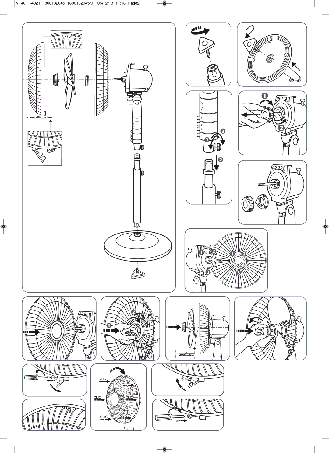 Tefal VF4011F0 manual VF4011-402118001320451800132045/01 06/12/13 1113 Page2 