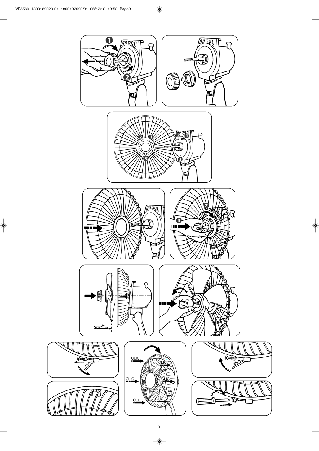 Tefal VF5560G0, VF5560F2 manual VF55601800132029-011800132029/01 06/12/13 1353 PAGE3 