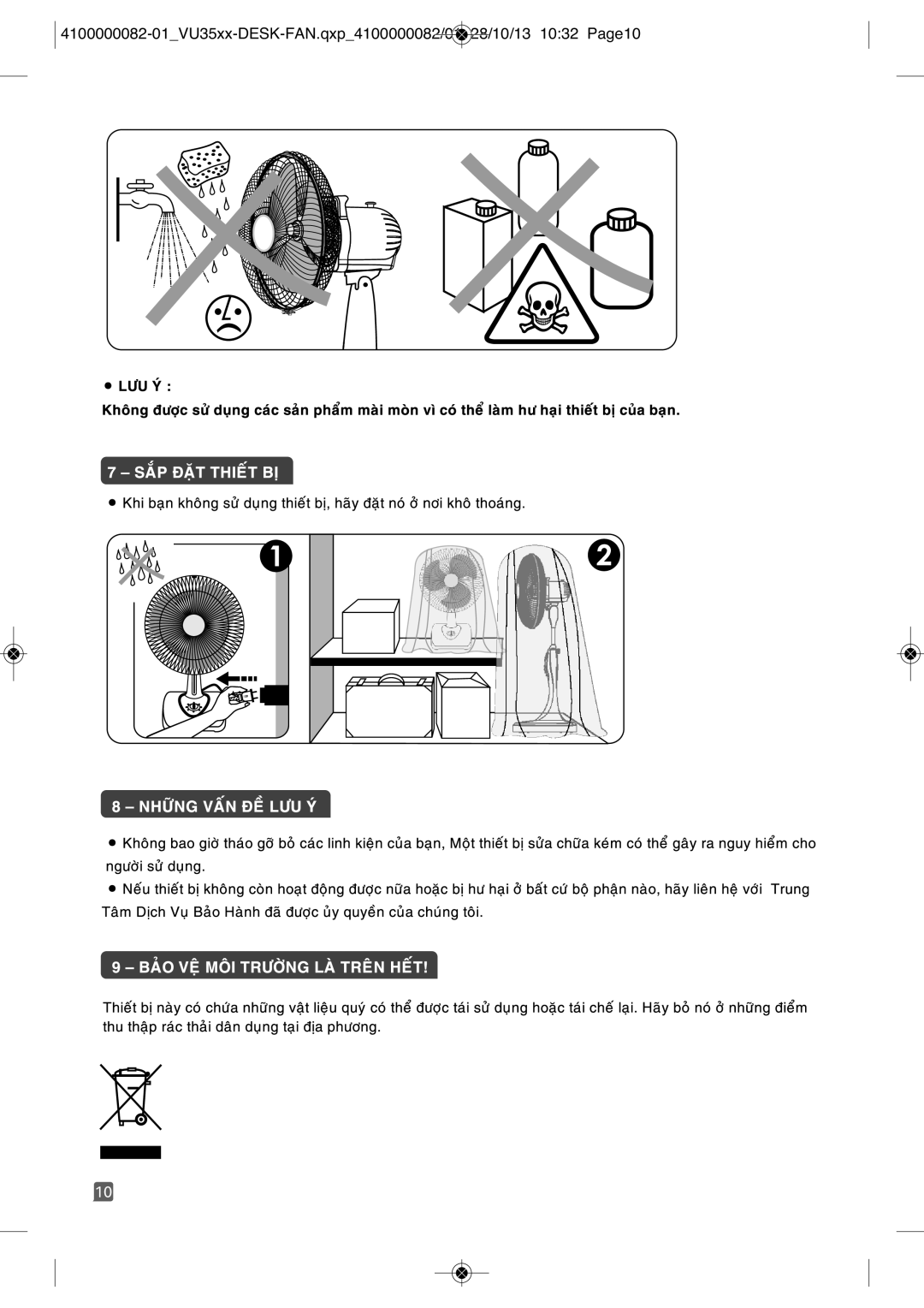 Tefal VU3510T2, VU3510T1, VU3510Y0, VU3510T0, VU3510S1 manual 