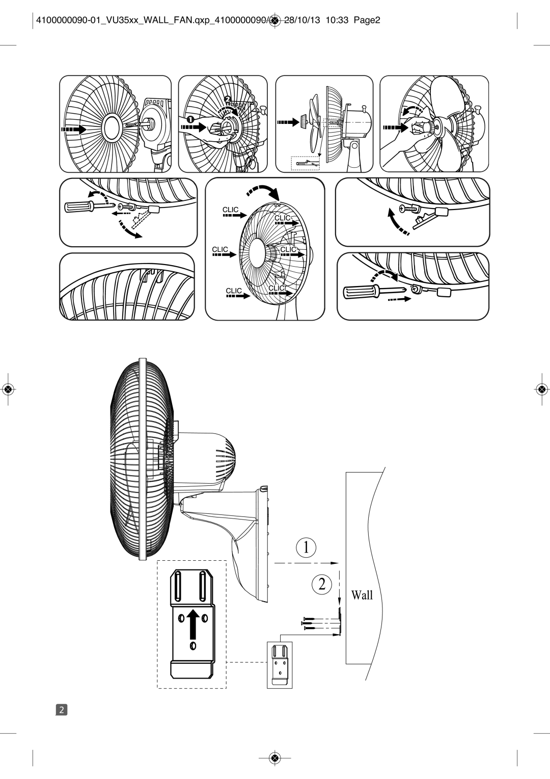 Tefal VU3530T2, VU3530T1, VU3530T0, VU3530S1 manual 