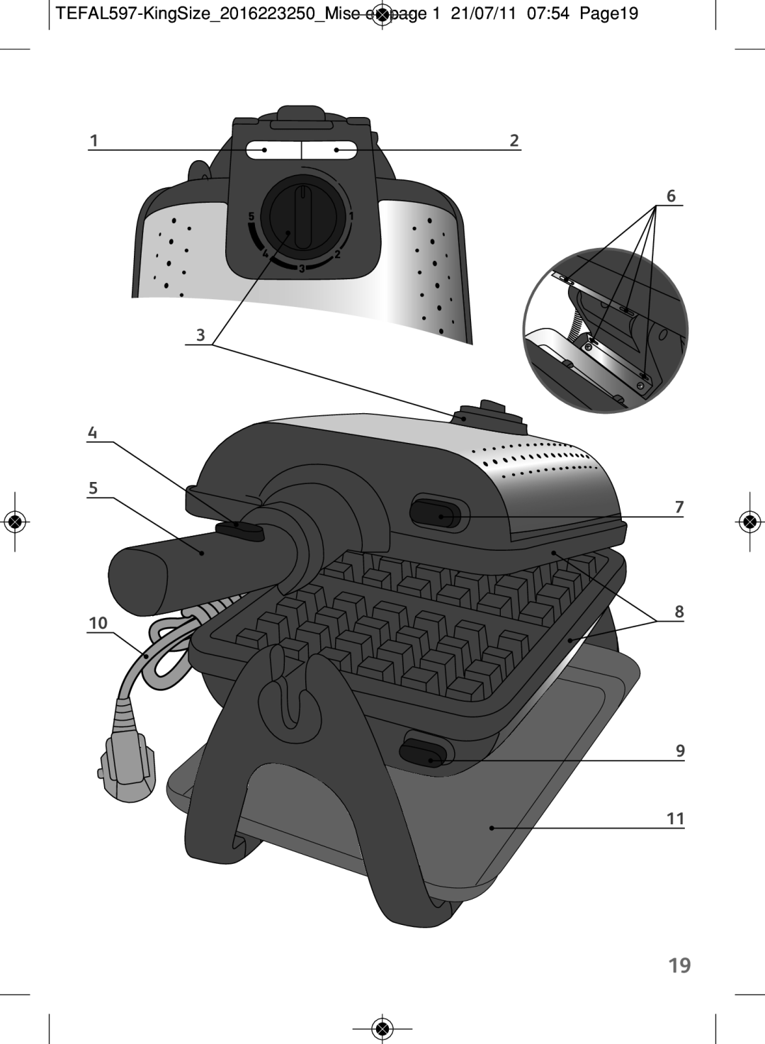 Tefal WM753D12 manual 