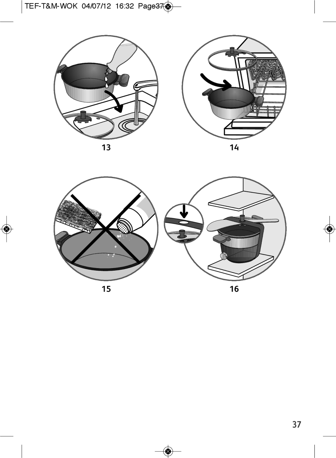 Tefal WO601601 manual TEF-T&M-WOK 04/07/12 1632 Page37 