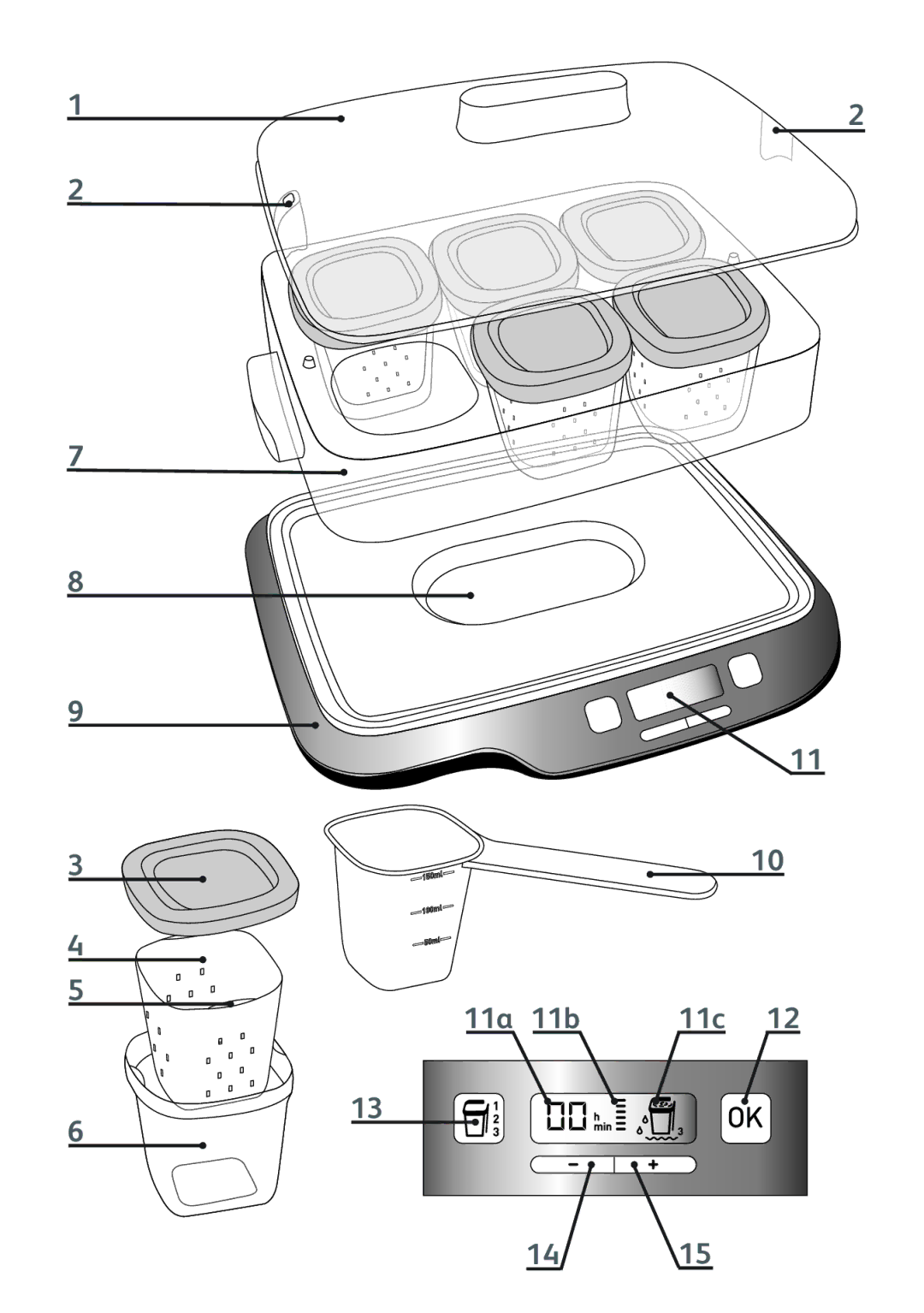 Tefal YG654838, YG654882, YG654851, YG654860, YG6548PUL, YG650126, YG654828, YG654816 manual 11a 11b 