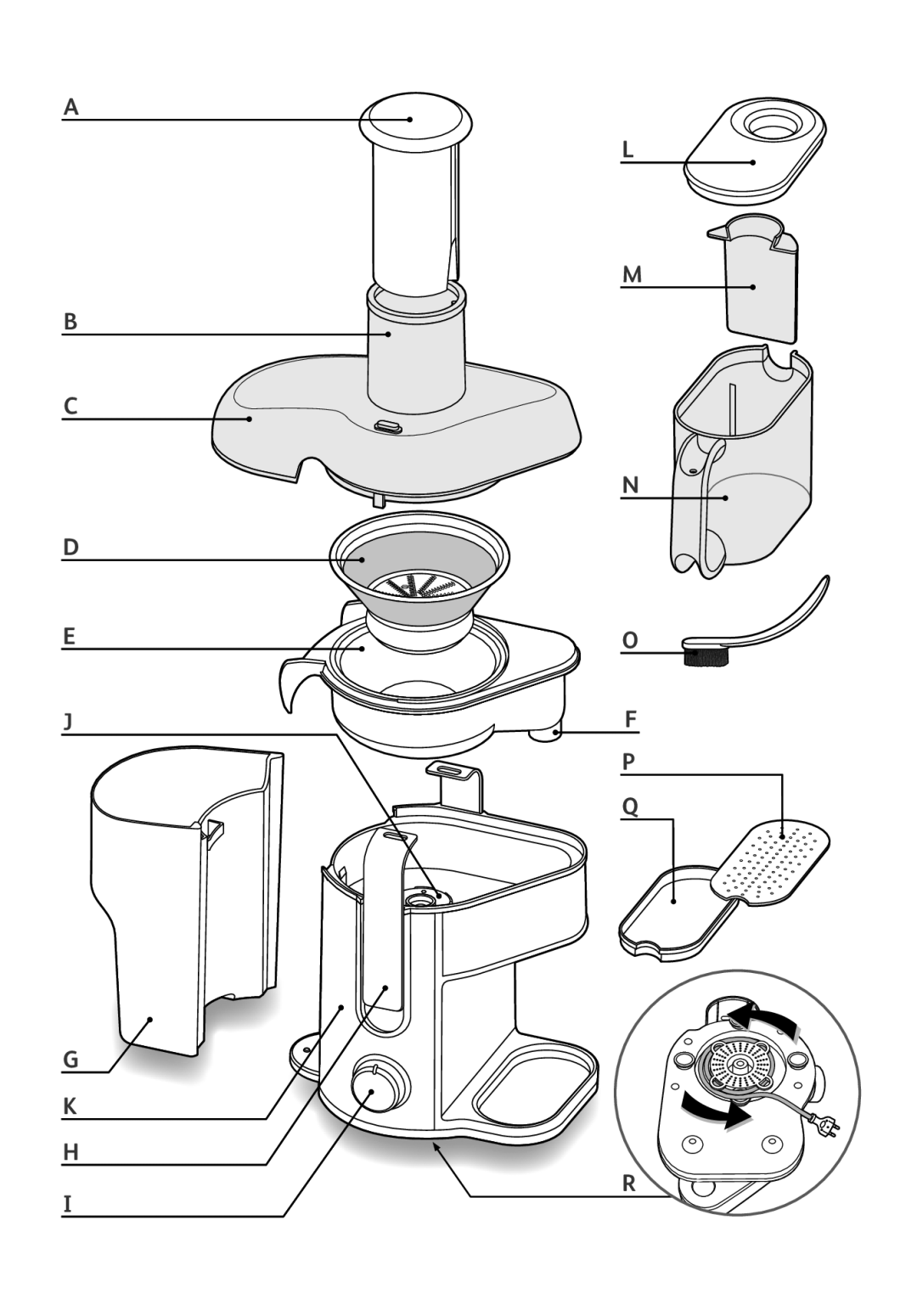 Tefal ZE400113, ZE400131 manual P Q 