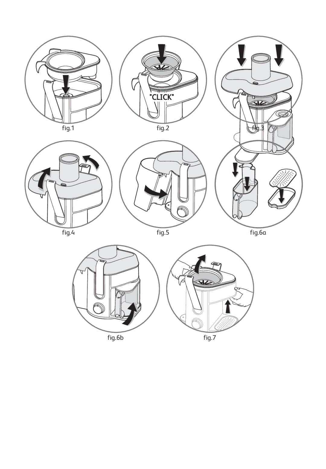 Tefal ZE400131, ZE400113 manual Click 