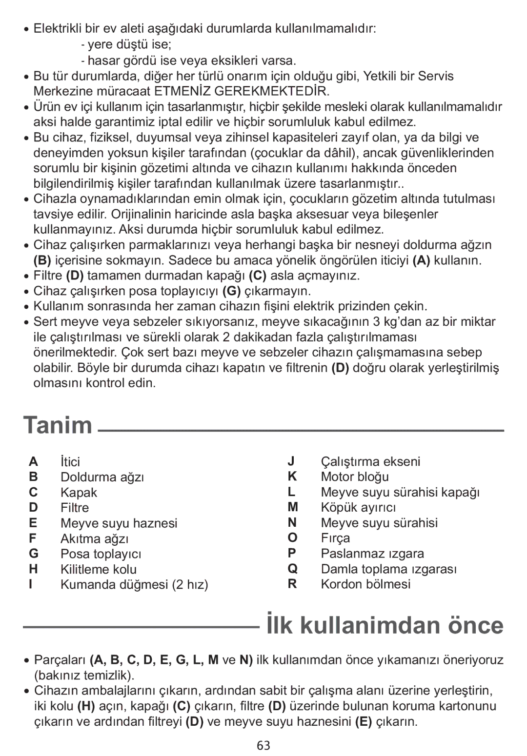 Tefal ZE400113, ZE400131 manual Tanim 