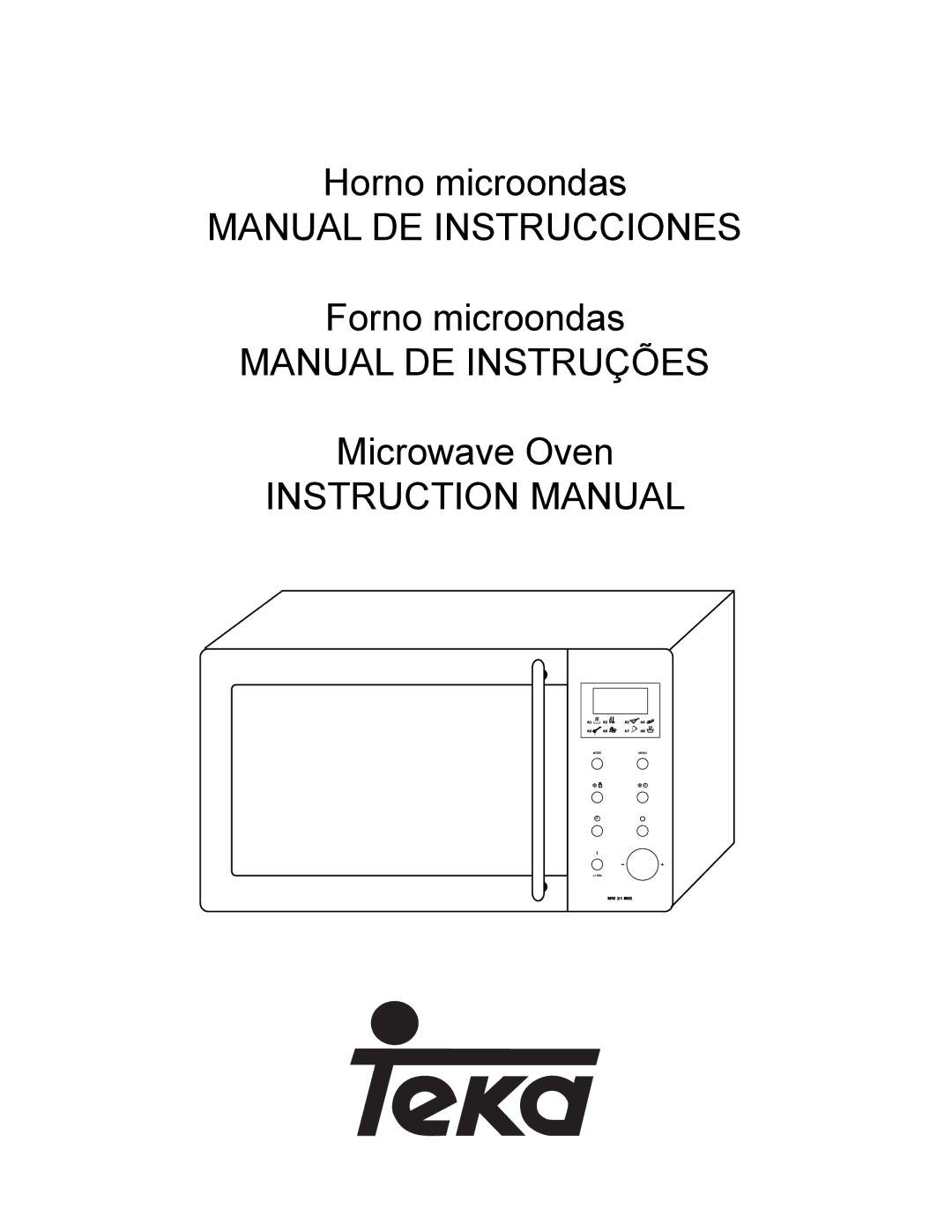 Teka MW 21 IMS INOX manual Manual DE Instrucciones 