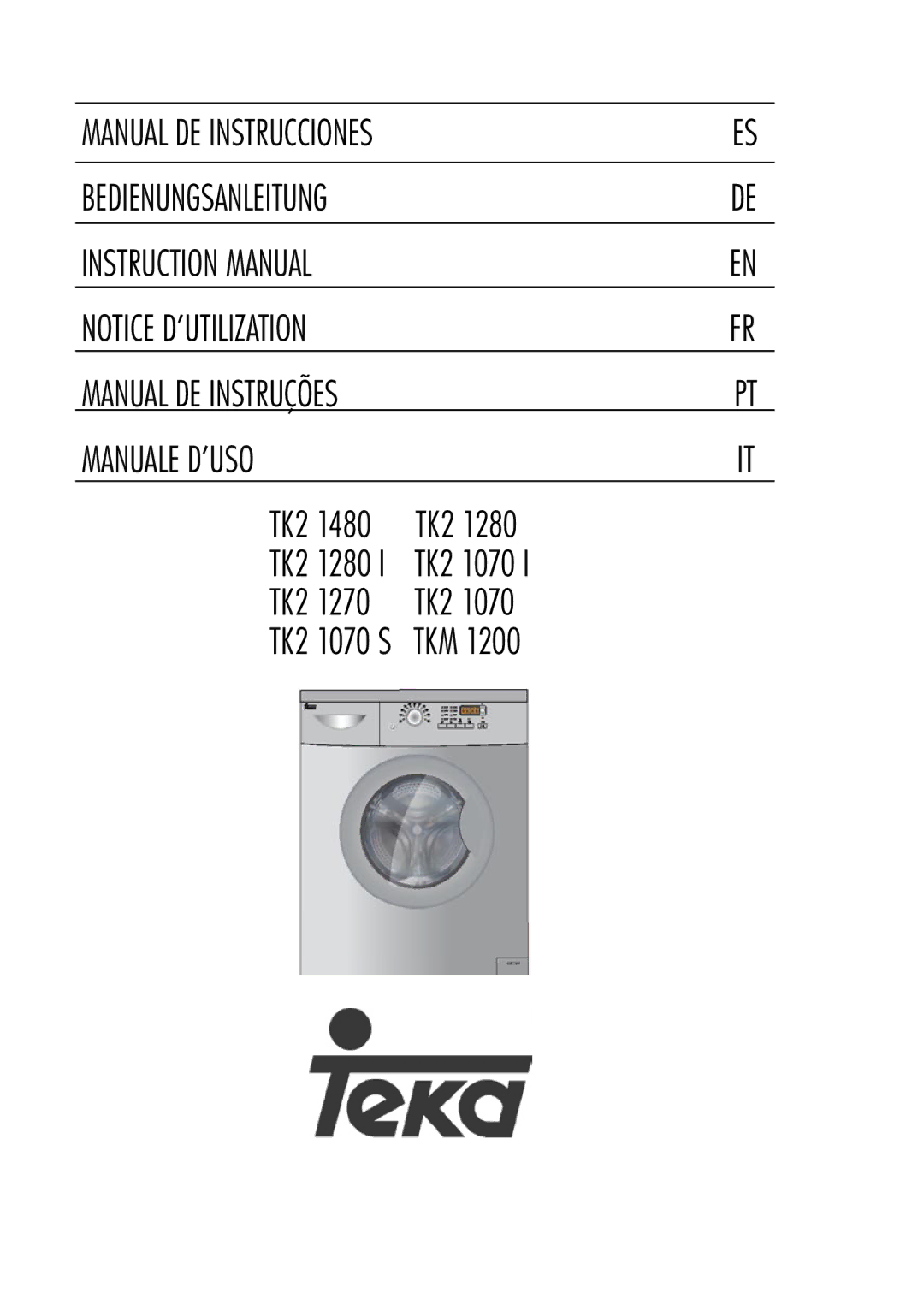 Teka TK2 1280 I, TK2 1070 S, TKM 1200 manual Manuale D’USO 