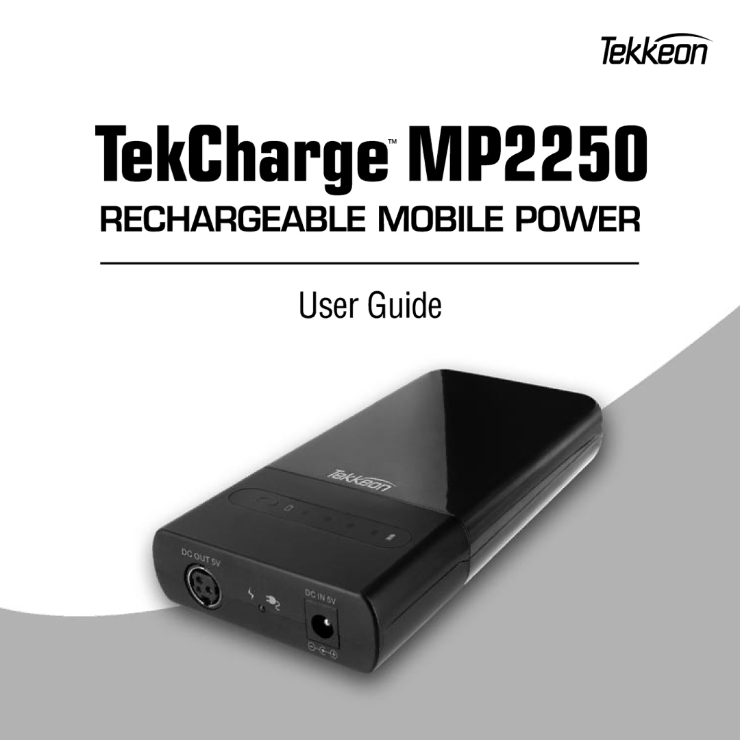 Tekkeon MP2250 manual User Guide 