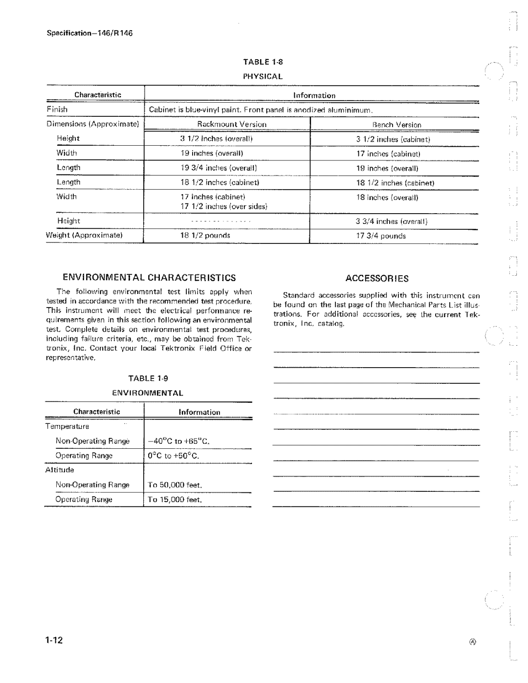 Tektronix 070-1111-00 manual 