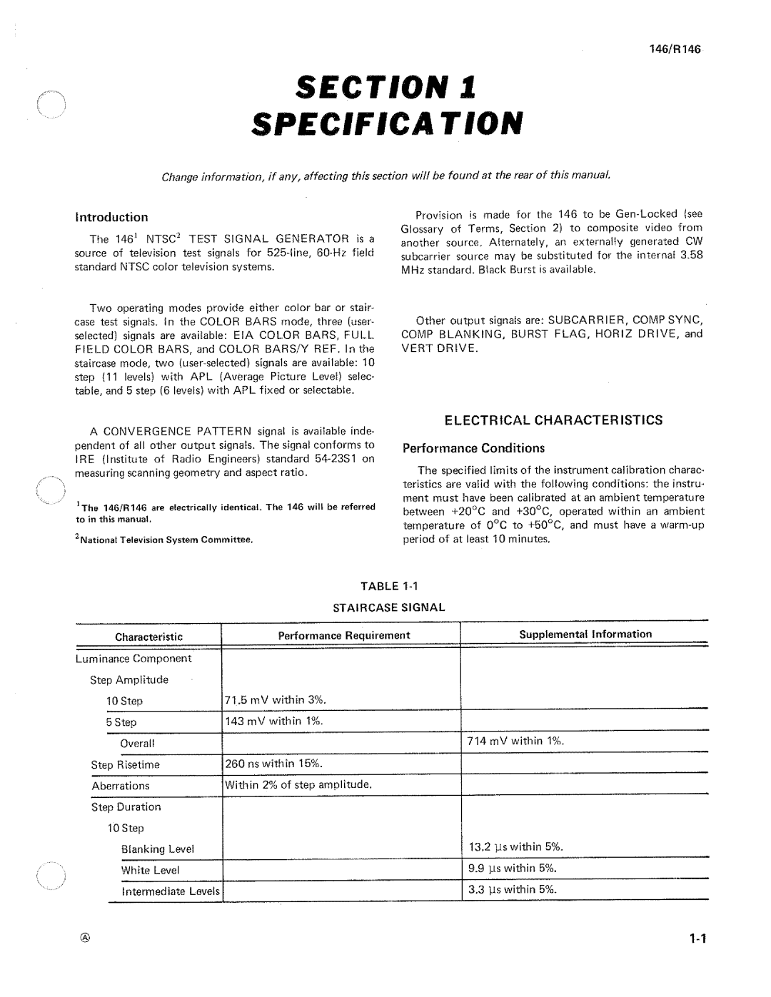 Tektronix 070-1111-00 manual 